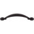 Top Knobs - Dakota Collection - Angle Pull 3 3/4 Inch (c-c) - Flat Black - M1678
