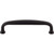 Top Knobs - Dakota Collection - Charlotte Pull 4 Inch (c-c) - Flat Black - M1682