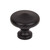 Top Knobs - Dakota Collection - Peak Knob 1 5/16 Inch - Flat Black - M1877