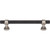 Top Knobs - Dakota Collection - Bit Pull 5 1/16 Inch (c-c) - Flat Black and Pewter Antique - M2718