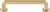 Top Knobs - Chareau Collection - Emerald Pull 5 Inch (c-c) - Honey Bronze - TK288HB