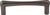 Top Knobs - Barrington Collection - Brookline Pull 3 3/4 Inch (c-c) - Ash Gray - TK763AG