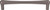 Top Knobs - Barrington Collection - Brookline Pull 6 5/16 Inch (c-c) - Ash Gray - TK765AG