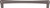 Top Knobs - Barrington Collection - Brookline Pull 7 9/16 Inch (c-c) - Ash Gray - TK766AG