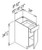 Innovation Cabinetry Classic White Kitchen Cabinet - B15-CW