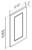 Innovation Cabinetry Shaker White Kitchen Cabinet - D1536-CS
