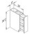 Innovation Cabinetry Pearl White Kitchen Cabinet - BSR09-CP