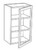 Innovation Cabinetry Imperial Blue Kitchen Cabinet - WMD1830-CB