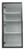 Eurocraft Cabinetry Trends Series Gloss Gray Kitchen Cabinet - WGD1230 - VGG