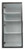 Eurocraft Cabinetry Trends Series Gloss Gray Kitchen Cabinet - WGD1242 - VGG