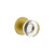 Viaggio Circolo Rosette Passage with Circolo Crystal Knob in Satin Brass - 620281-CLOCLC-10-SB - 2 3/4" Backset