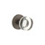 Viaggio Circolo Rosette Passage with Circolo Crystal Knob in Titanium Gray - 620283-CLOCLC-10-TG - 2 3/4" Backset