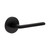 Viaggio Circolo Rosette Privacy with Brezza Lever in Satin Black - 622883-CLOBRZ-40-BK - 2 3/8" Backset