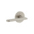 Viaggio Circolo Rosette Single Dummy with Brezza Lever in Satin Nickel - 625166-CLOBRZ-20-SN -  Backset