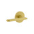 Viaggio Circolo Rosette Double Dummy with Brezza Lever in Satin Brass - 627445-CLOBRZ-22-SB -  Backset