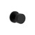 Viaggio Circolo Rosette Privacy with Circolo Brass Knob in Satin Black - 622558-CLOCLO-40-BK - 2 3/4" Backset
