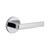 Viaggio Circolo Rosette Single Dummy with Lusso Lever in Bright Chrome - 625239-CLOLUS-20-BC -  Backset