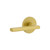 Viaggio Circolo Rosette Double Dummy with Milano Lever in Satin Brass - 627520-CLOMIL-22-SB -  Backset