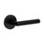 Viaggio Circolo Rosette Privacy with Moderno Lever in Satin Black - 622983-CLOMOD-40-BK - 2 3/8" Backset
