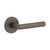 Viaggio Circolo Rosette Privacy with Moderno Lever in Titanium Gray - 622986-CLOMOD-40-TG - 2 3/8" Backset