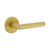 Viaggio Circolo Rosette Single Dummy with Moderno Lever in Satin Brass - 625291-CLOMOD-20-SB -  Backset