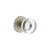 Viaggio Circolo Hammered Rosette Passage with Circolo Crystal Knob in Satin Nickel - 620042-CLOMHMCLC-10-SN - 2 3/8" Backset