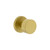 Viaggio Circolo Hammered Rosette Passage with Circolo Brass Knob in Satin Brass - 620266-CLOMHMCLO-10-SB - 2 3/4" Backset