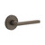 Viaggio Circolo Hammered Rosette Passage with Milano Lever in Titanium Gray - 620744-CLOMHMMIL-10-TG - 2 3/8" Backset