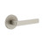 Viaggio Circolo Hammered Rosette Passage with Lusso Lever in Satin Nickel - 621143-CLOMHMLUS-10-SN - 2 3/4" Backset