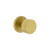 Viaggio Circolo Hammered Rosette Single Dummy with Circolo Brass Knob in Satin Brass - 624624-CLOMHMCLO-20-SB -  Backset