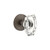 Viaggio Circolo Hammered Rosette Single Dummy with Stella Crystal Knob in Titanium Gray - 624676-CLOMHMSTA-20-TG -  Backset