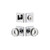 Viaggio Quadrato Rosette with Circolo Crystal Knob and matching Deadbolt in Bright Chrome - 628918-QADCLC-BC