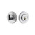 Viaggio Circolo Hammered Rosette Single Cylinder Deadbolt in Bright Chrome - 628358-CLOMHMCLO-BC