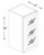 Blue Valley White Shaker Kitchen Cabinet - WHS-W1836GD