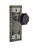 Nostalgic Warehouse - Craftsman Plate Double Dummy Waldorf Black Door Knob in Antique Pewter - CRAWAB - 723221