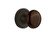 Nostalgic Warehouse - Classic Rosette Double Dummy Brown Porcelain Door Knob in Oil-Rubbed Bronze - CLABRN - 710635