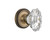 Nostalgic Warehouse - Classic Rosette Passage Chateau Door Knob in Antique Brass - CLACHA - 708374 - 2 3/4" Backset