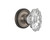 Nostalgic Warehouse - Classic Rosette Passage Chateau Door Knob in Antique Pewter - CLACHA - 708375 - 2 3/4" Backset