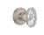 Nostalgic Warehouse - Classic Rosette Privacy Chateau Door Knob in Satin Nickel - CLACHA - 713917 - 2 3/8" Backset