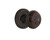 Nostalgic Warehouse - Classic Rosette Passage Egg & Dart Door Knob in Timeless Bronze - CLAEAD - 708408 - 2 3/4" Backset