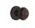 Nostalgic Warehouse - Classic Rosette Interior Mortise Egg & Dart Door Knob in Timeless Bronze - CLAEAD - 703610 - 2 1/4" Backset