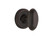 Nostalgic Warehouse - Classic Rosette Interior Mortise Homestead Door Knob in Timeless Bronze - CLAHOM - 703641 - 2 1/4" Backset