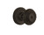 Nostalgic Warehouse - Classic Rosette Passage Meadows Door Knob in Oil-Rubbed Bronze - CLAMEA - 708420 - 2 3/4" Backset