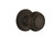 Nostalgic Warehouse - Classic Rosette Privacy Mission Door Knob in Oil-Rubbed Bronze - CLAMIS - 716748 - 2 3/8" Backset