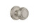 Nostalgic Warehouse - Classic Rosette Interior Mortise Mission Door Knob in Satin Nickel - CLAMIS - 716797 - 2 1/4" Backset