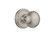 Nostalgic Warehouse - Classic Rosette Passage New York Door Knob in Satin Nickel - CLANYK - 704785 - 2 3/8" Backset