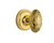 Nostalgic Warehouse - Classic Rosette Double Dummy Victorian Door Knob in Polished Brass - CLAVIC - 701165