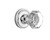 Nostalgic Warehouse - Classic Rosette Privacy Waldorf Door Knob in Bright Chrome - CLAWAL - 714564 - 2 3/4" Backset