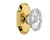 Nostalgic Warehouse - Cottage Plate Single Dummy Chateau Door Knob in Polished Brass - COTCHA - 713725