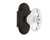 Nostalgic Warehouse - Cottage Plate Double Dummy Chateau Door Knob in Timeless Bronze - COTCHA - 700772